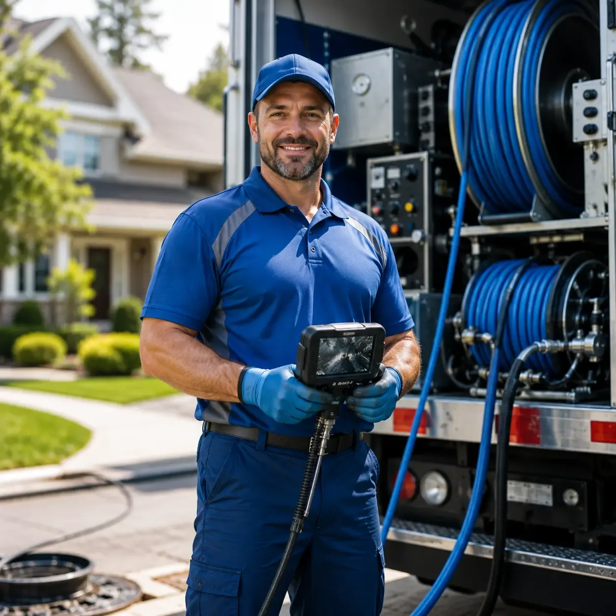 Local outdoor drain cleaning specialists in Manchester, NY